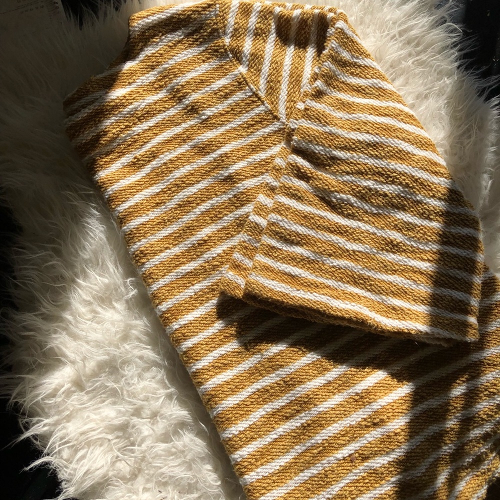 Mustard Bell Sleeve Sweater Top